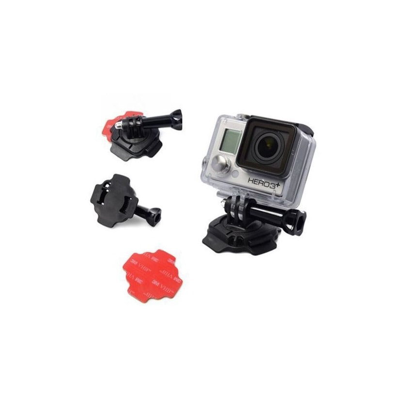 Duragadget Support vélo de Guidon en Aluminium pour GoPro Hero6 Black/Hero 6 et GoPro Fusion 360 caméra embarquée 4K/UHD Vert 