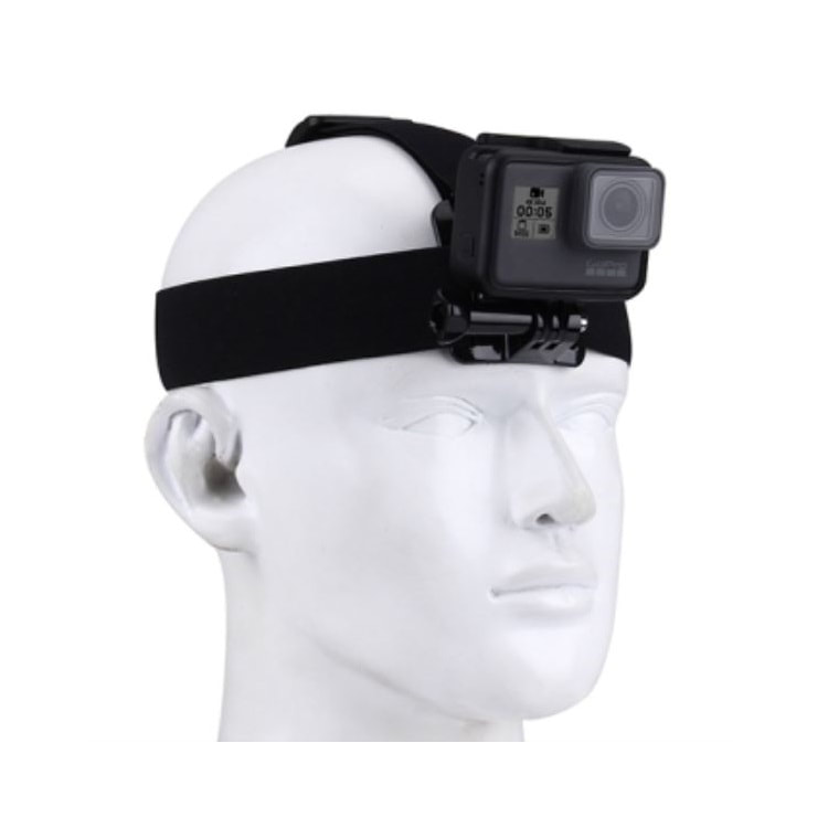 GoPro Adjustable Head Strap For Go Pro Camera 2 3 3 4 Elastic Mount Ski Hat_ZK 